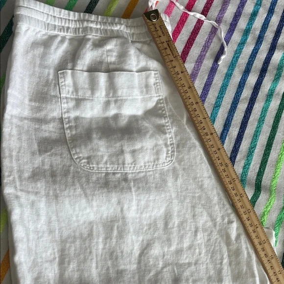 Talbots linen White Pants - Picture 12 of 14
